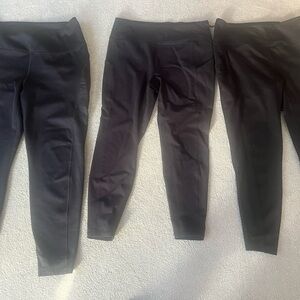 Black Leggings Trio XL